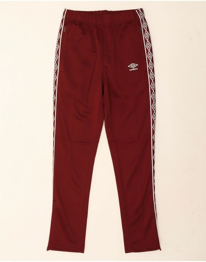 Umbro Pantalon de Survêtement Graphique Homme Petit Bordeaux Polyester