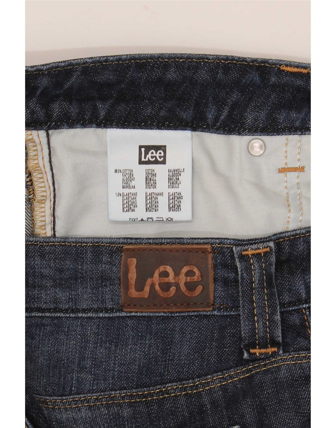 Lee Jean Bootcut Marion Femme W30 L28 Bleu Marine Coton