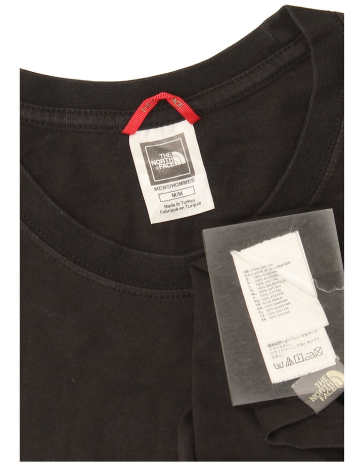 The North Face T-shirt graphique pour homme en coton noir moyen
