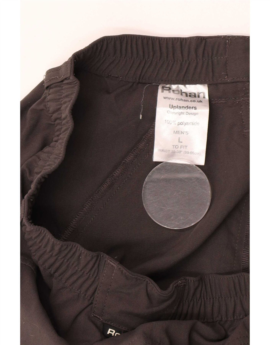 Rohan Pantalon Cargo Droit Homme Large W34 L30 Gris Polyamide