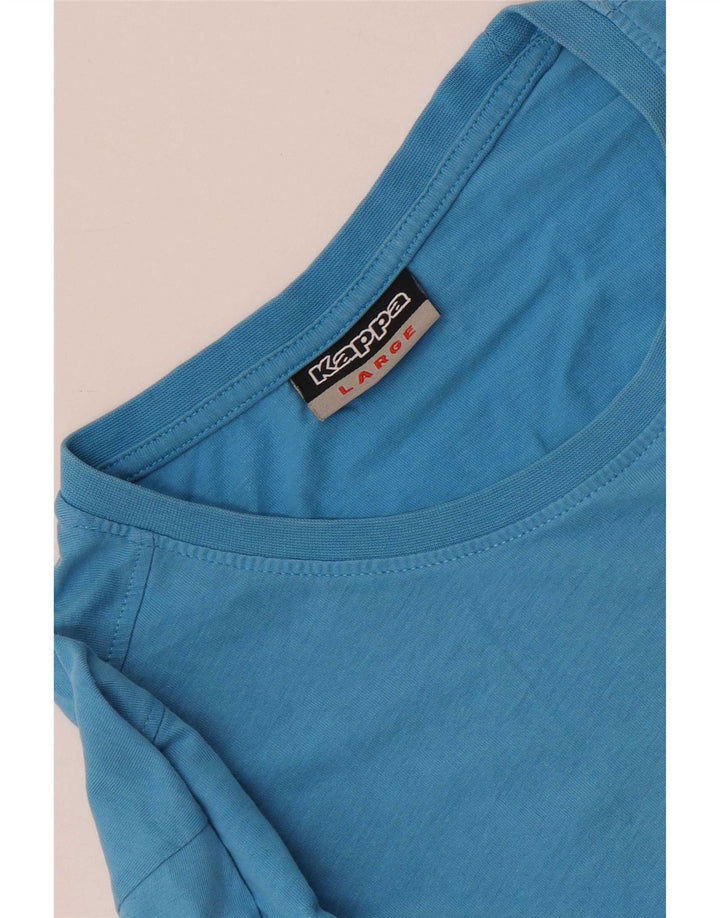 Kappa T-Shirt Graphique Homme Grand Bleu