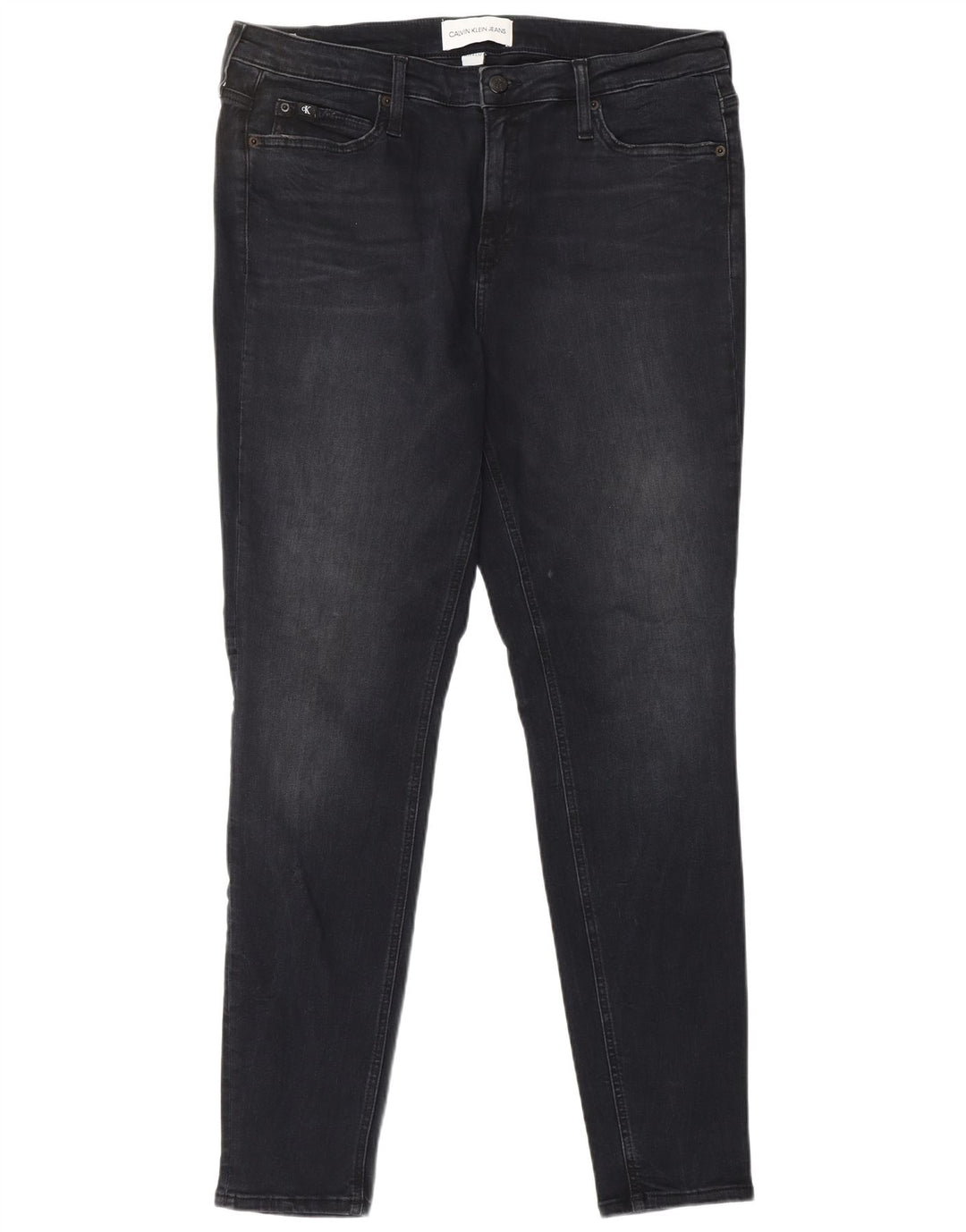 CALVIN KLEIN Jean Skinny Femme W33 L32 Coton Noir