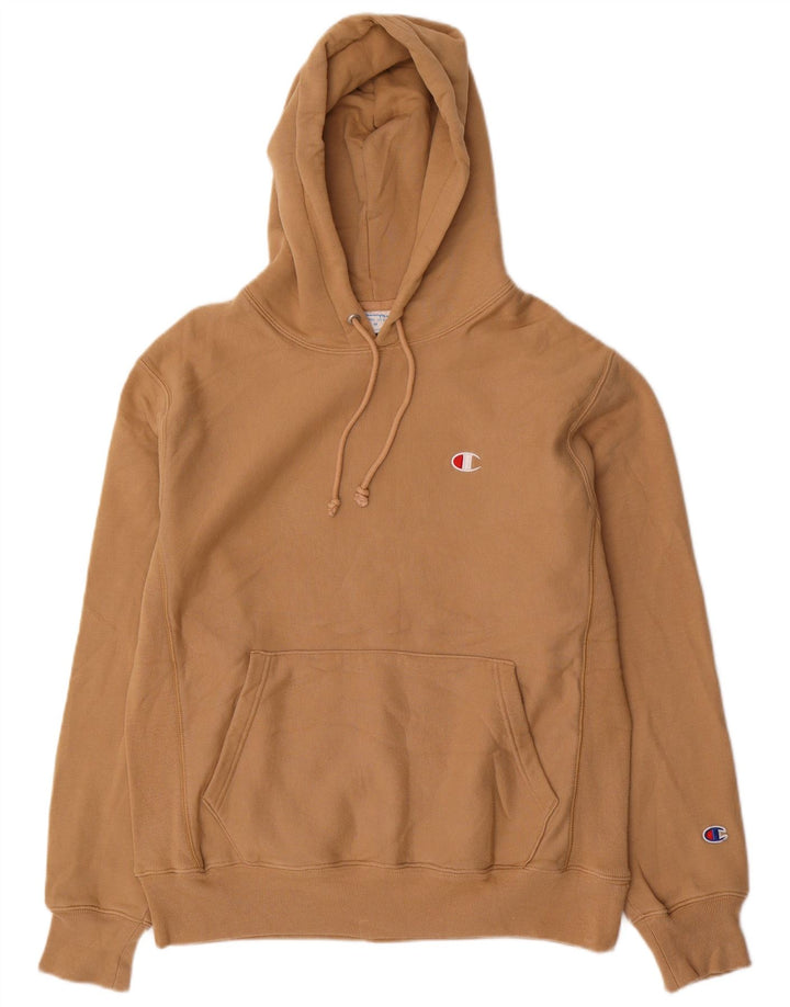 Champion Pull à capuche en coton beige moyen pour homme