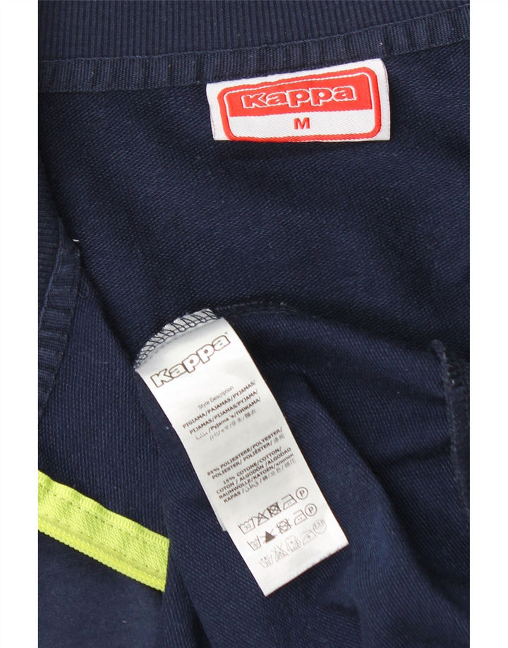 Kappa Veste de Survêtement Homme Bleu Marine Moyen Polyester Colorblock