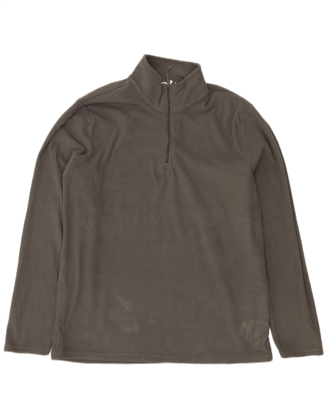 MOUNTAIN WAREHOUSE Pull Polaire à Col Zippé pour Homme Grand Gris Polyester