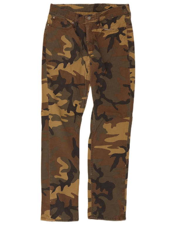 Levi's Pantalon Casual 511 Slim Fit W31 L30 Homme Kaki Camouflage Coton