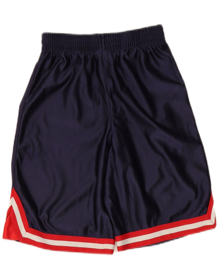 Russell Athletic Short de sport pour garçon 7-8 ans Bleu marine Polyester
