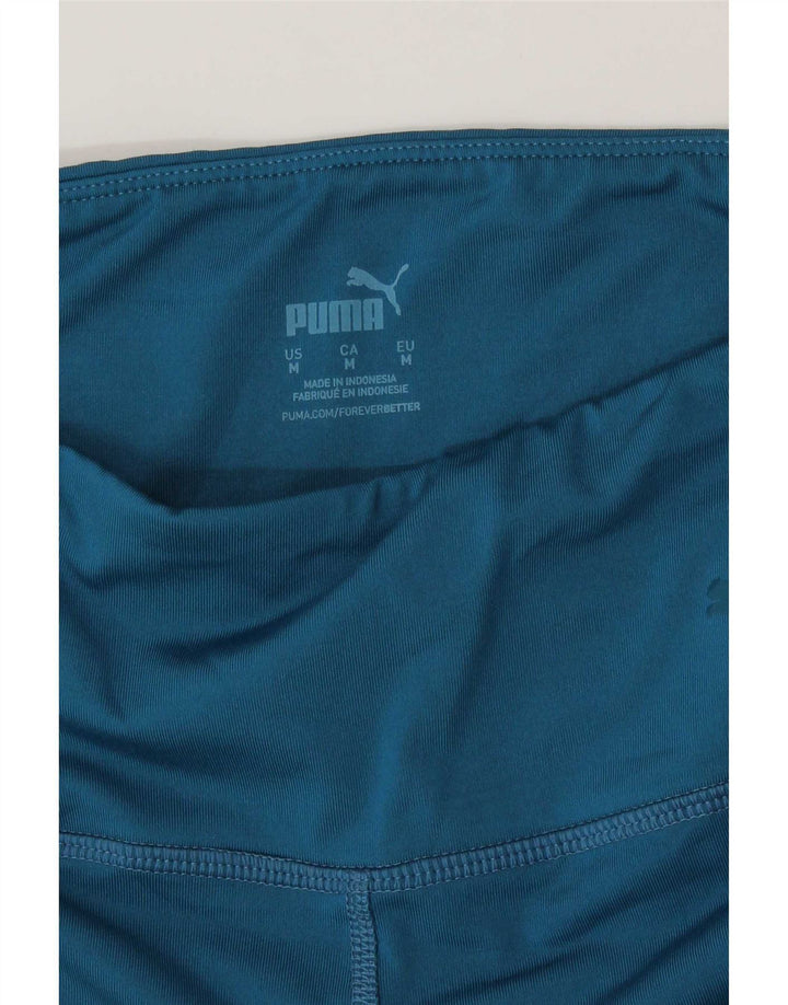 Puma Legging graphique pour femme UK 42 Polyester color block bleu moyen