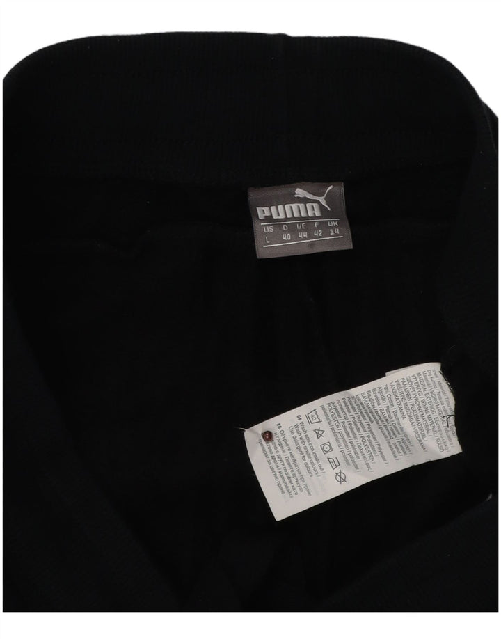 PUMA Pantalon de survêtement pour femme Joggers UK 14 Large Bleu marine Coton