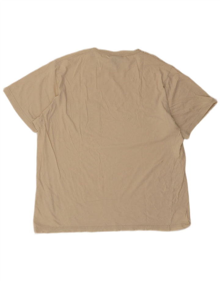 Trussardi T-Shirt Top Beige Moyen Coton |
