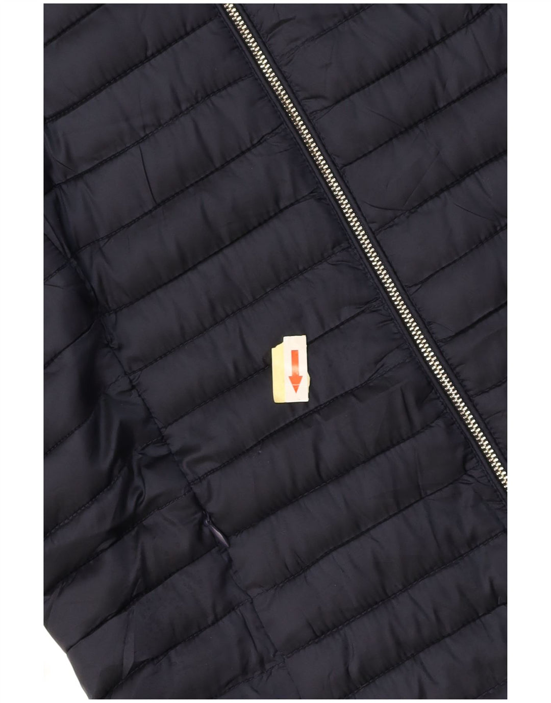 MASSIMO DUTTI Veste matelassée à capuche pour femme UK 10 Small Bleu marine