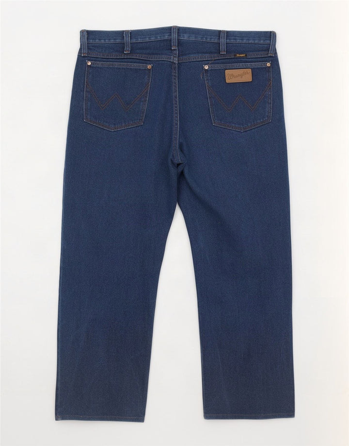 Wrangler Jean droit homme W38 L26 bleu marine coton