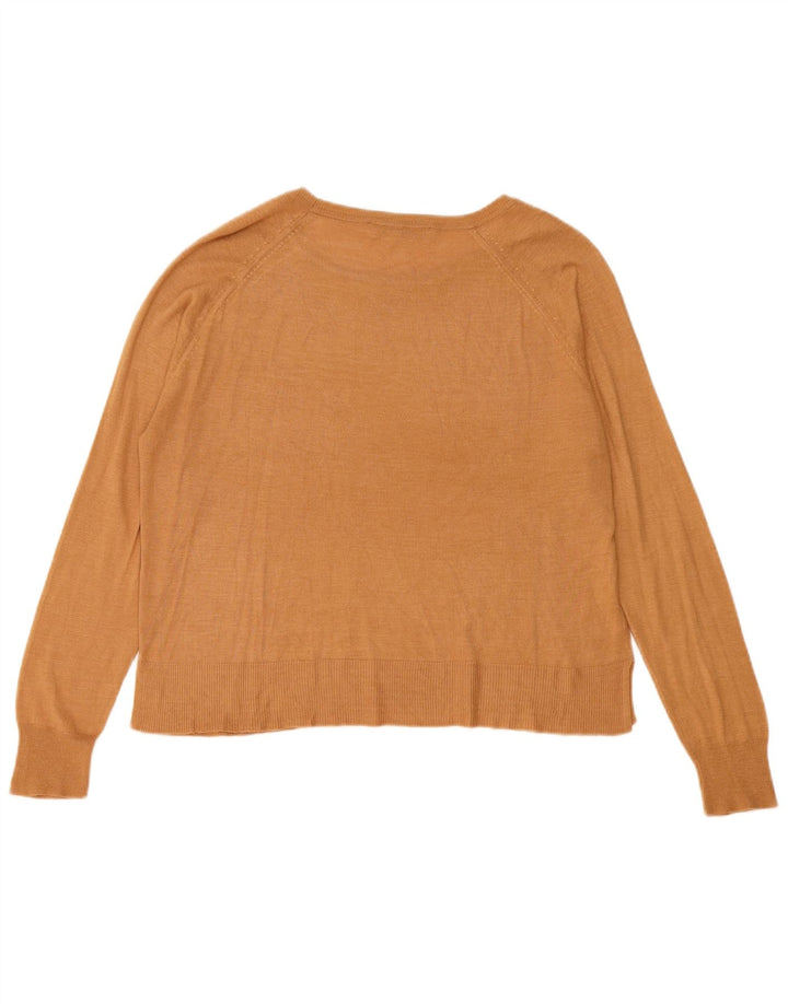 Zara Pull col bateau pour femme UK 14 Beige moyen