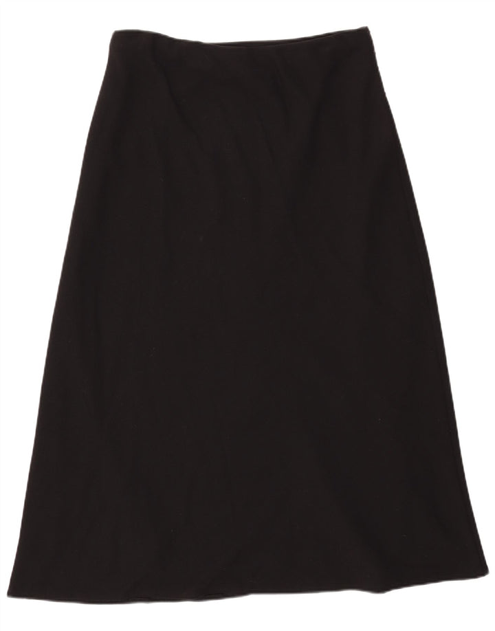Marks & Spencer Jupe trapèze pour femme UK 16 Large W33 Noir Polyester