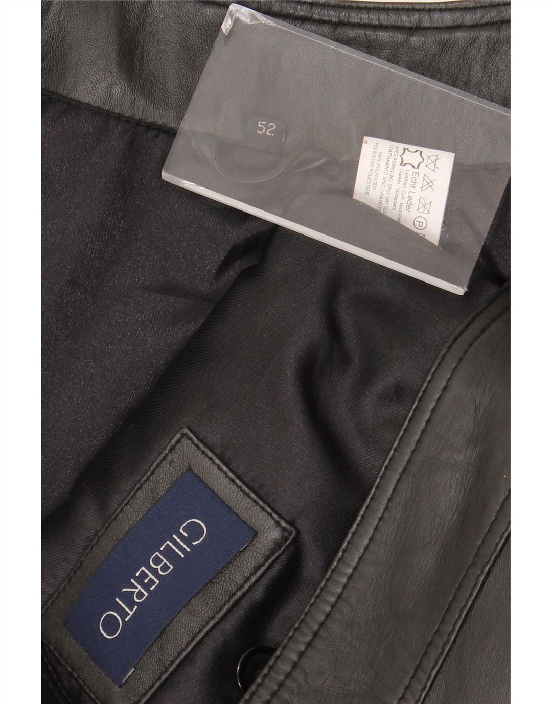 Gilberto Gilet en cuir pour homme IT 54 2XL Cuir noir