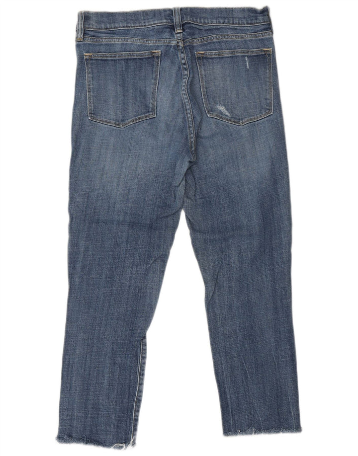 J. CREW Jean court effet vieilli W28 25 en coton bleu pour femme