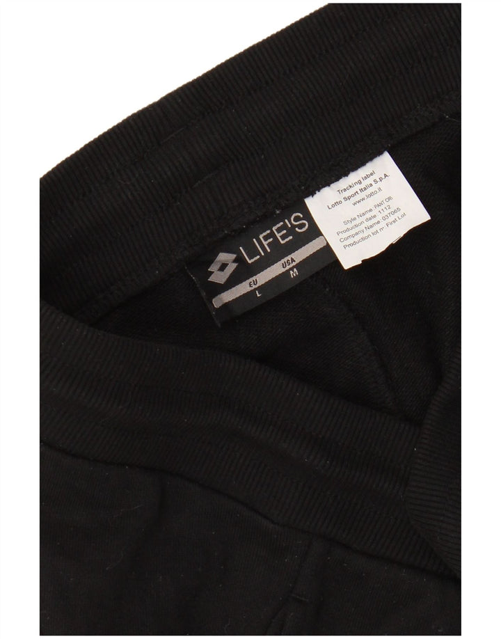 LOTTO Pantalon De Survêtement Joggers Homme Noir Moyen