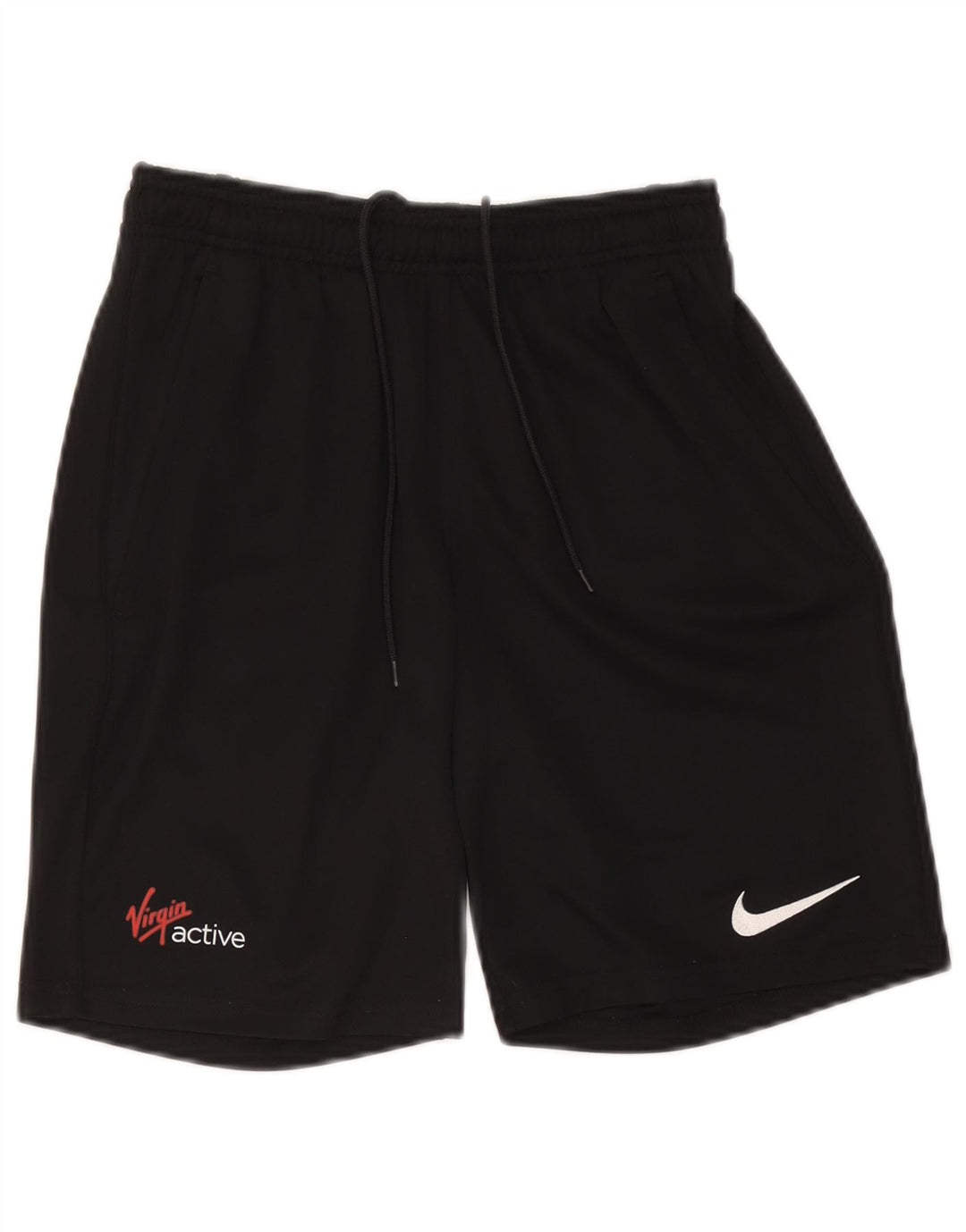 Nike Short de sport Dri Fit pour femme UK 8 Small Noir Polyester