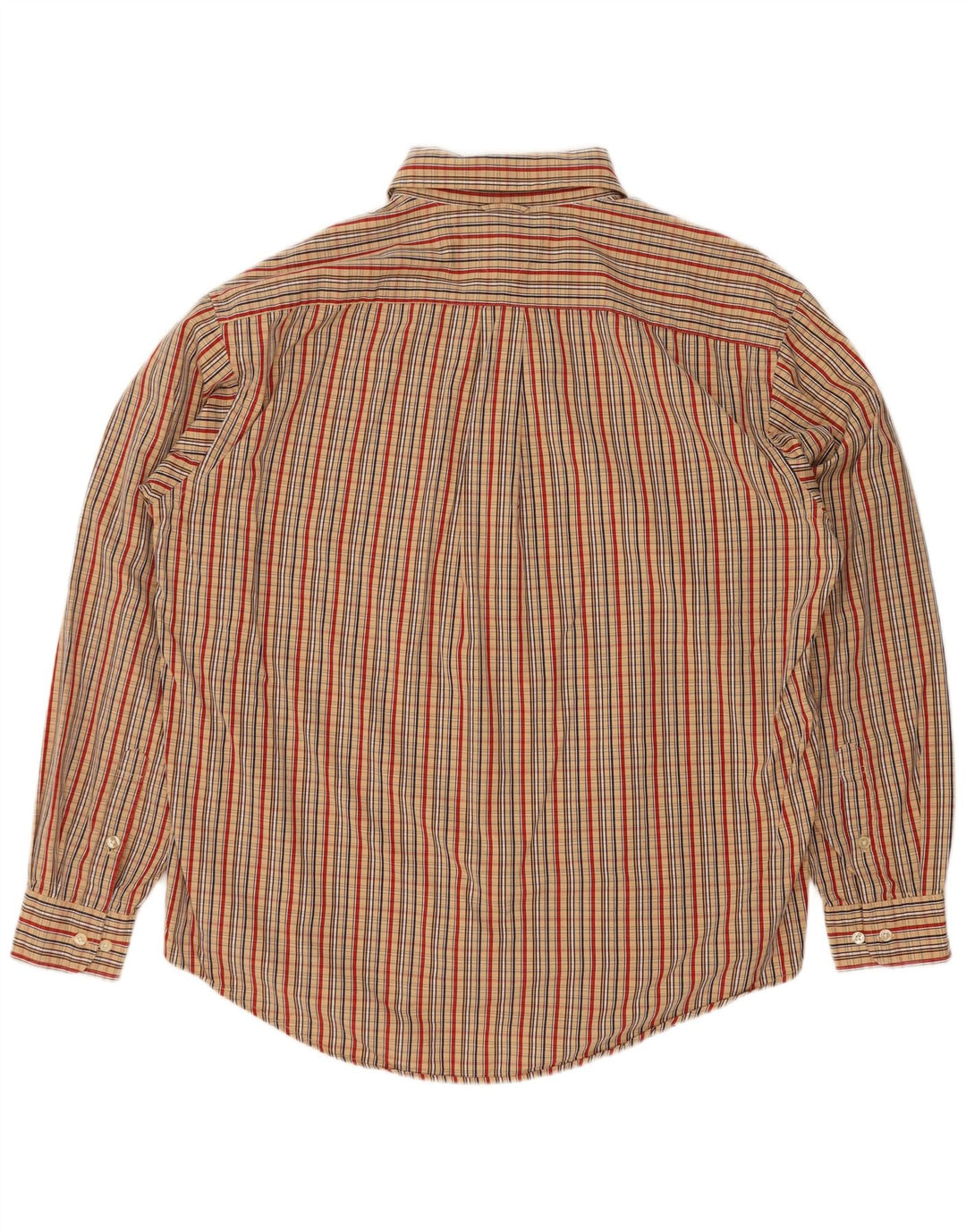 Tommy Hilfiger Chemise Homme XL Beige Carreaux Coton