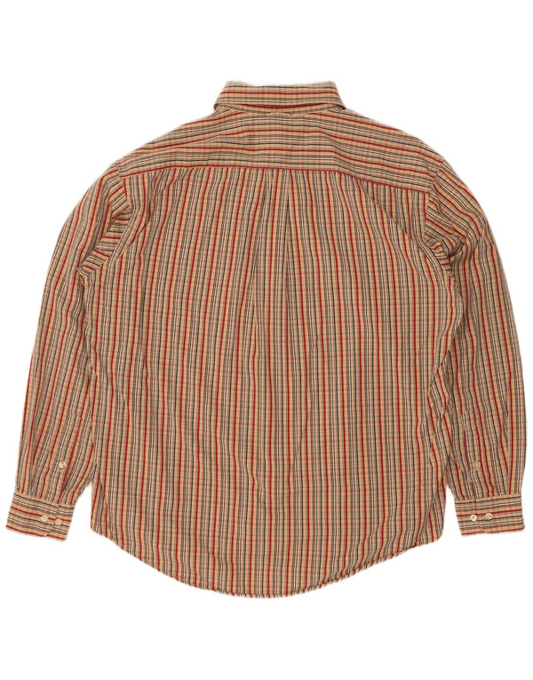 Tommy Hilfiger Chemise Homme XL Beige Carreaux Coton