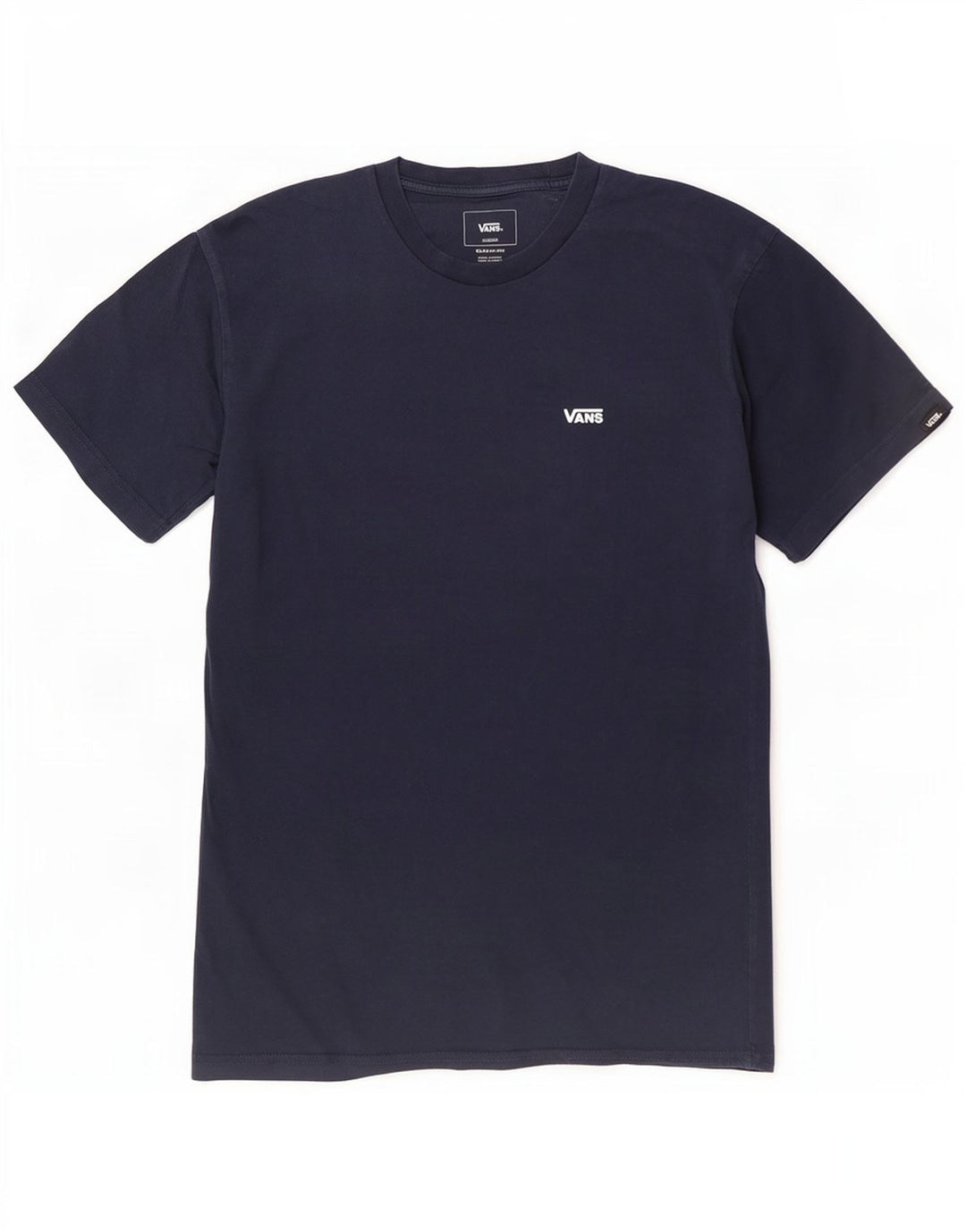 Vans T-shirt coupe classique pour homme en coton bleu marine moyen