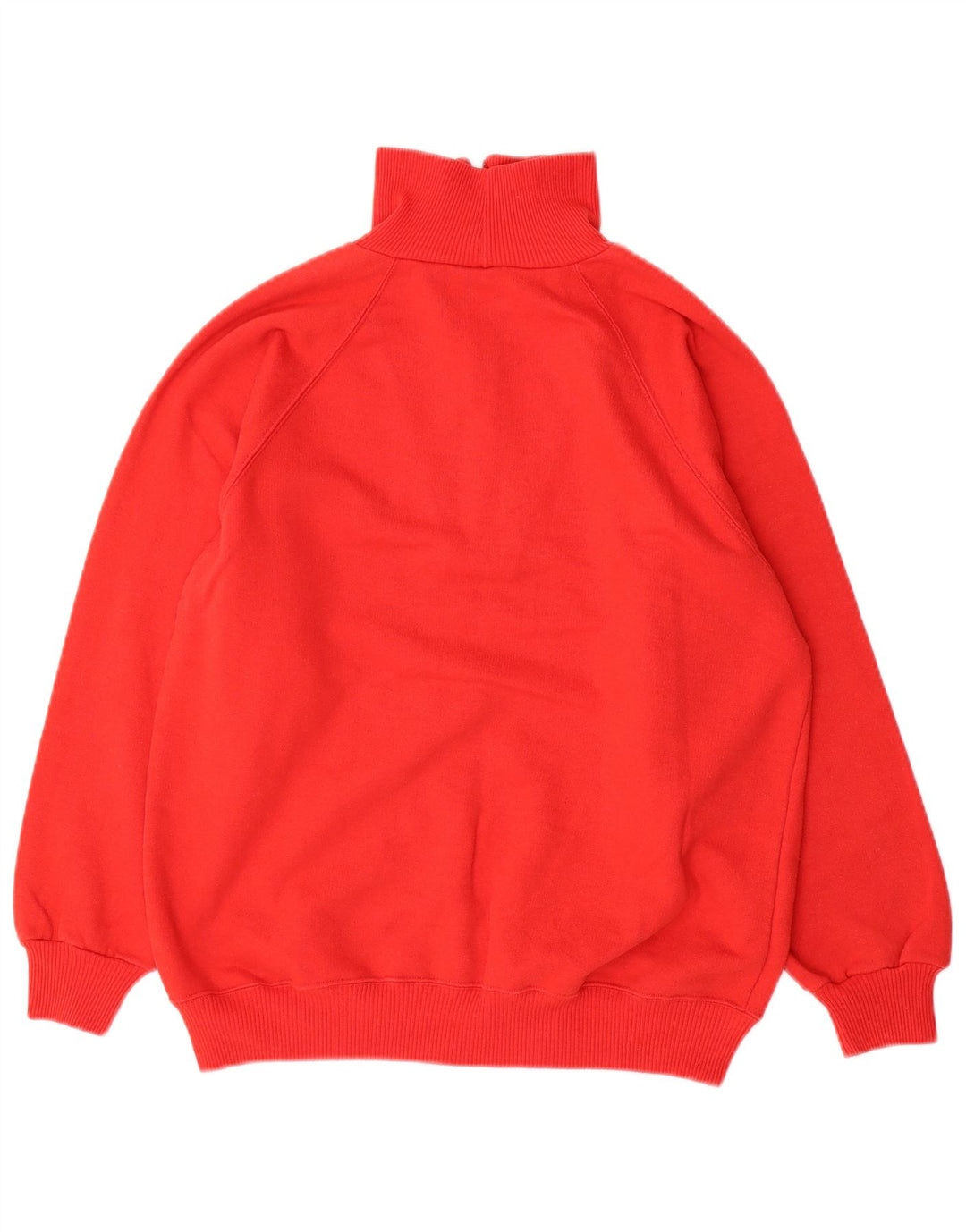 JOY Sweat-shirt à col zippé pour femme UK 10 Petit coton rouge