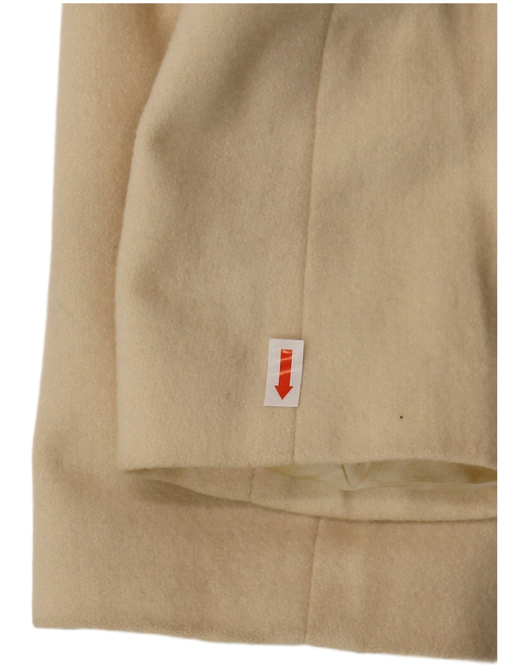 Stefanel Veste Blazer 3 Boutons Femme UK 14 Laine Beige Moyen