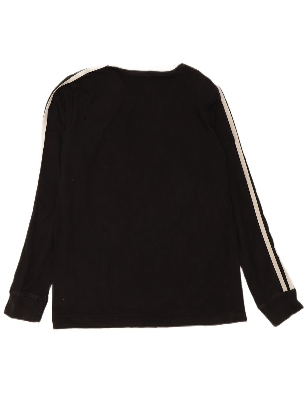 Adidas Haut à manches longues pour femme UK 10 Petit coton noir