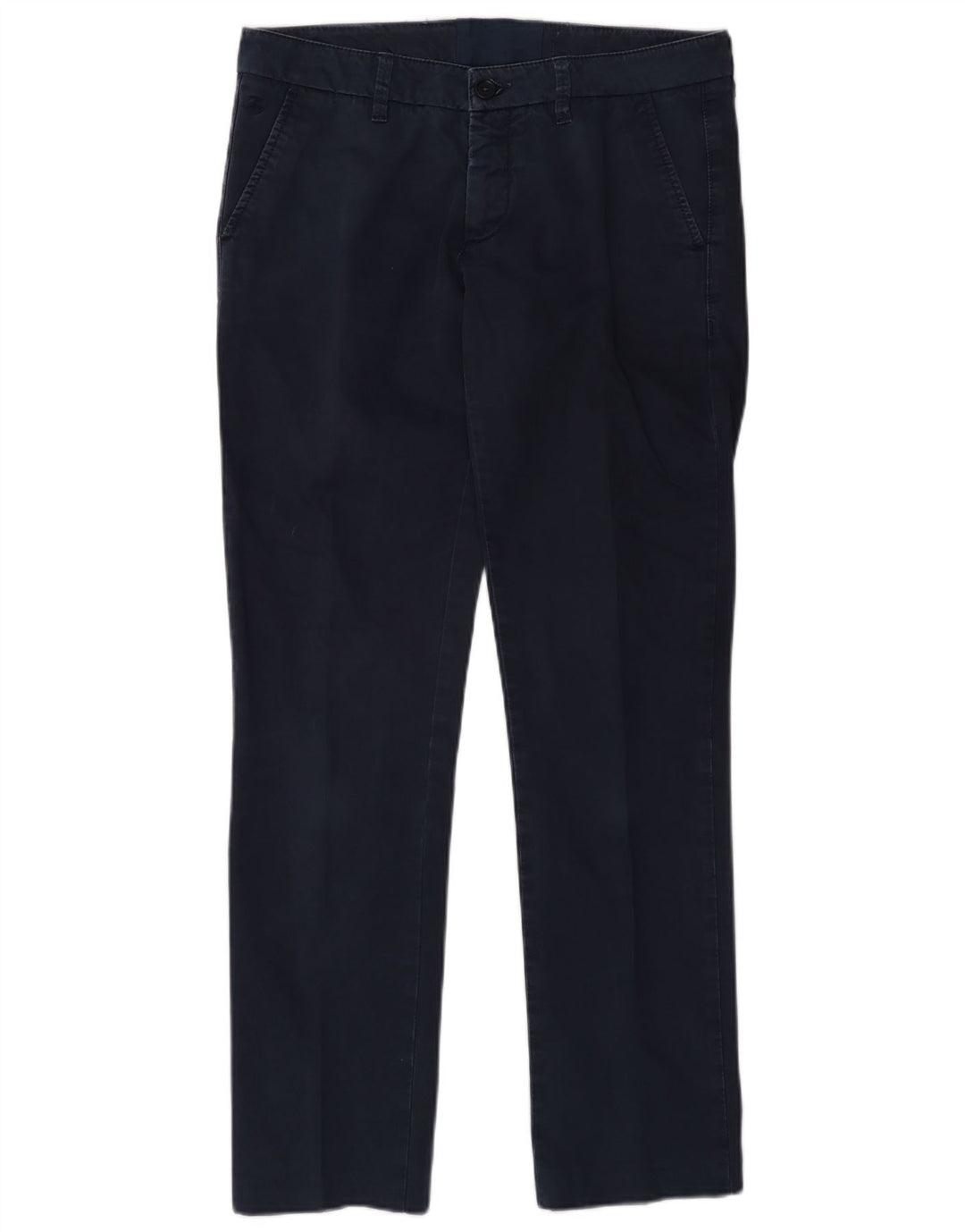 Fay Pantalon Chino Slim Femme W28 L30 Bleu Marine
