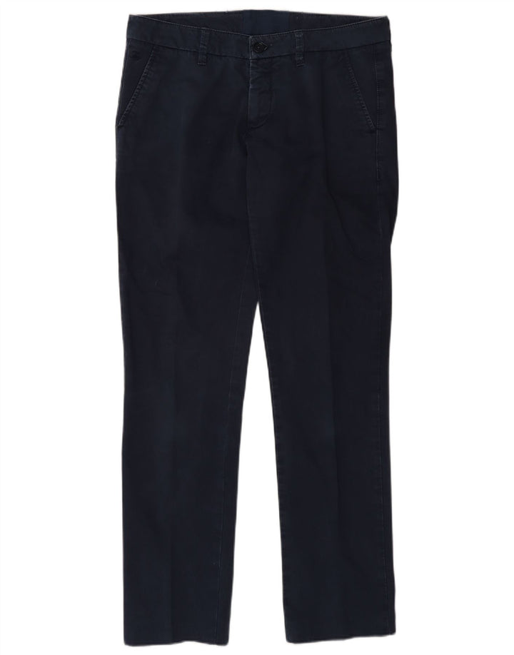 Fay Pantalon Chino Slim Femme W28 L30 Bleu Marine