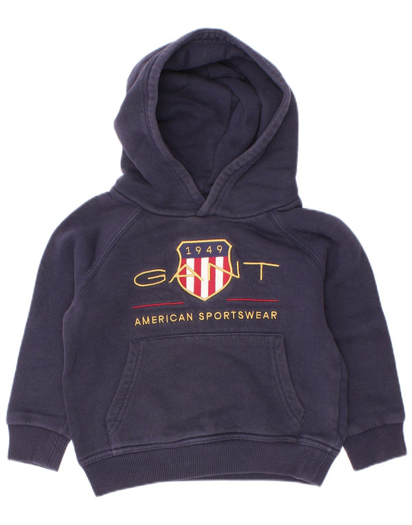Gant Pull à capuche graphique pour bébé garçon 18-24 mois en coton bleu marine