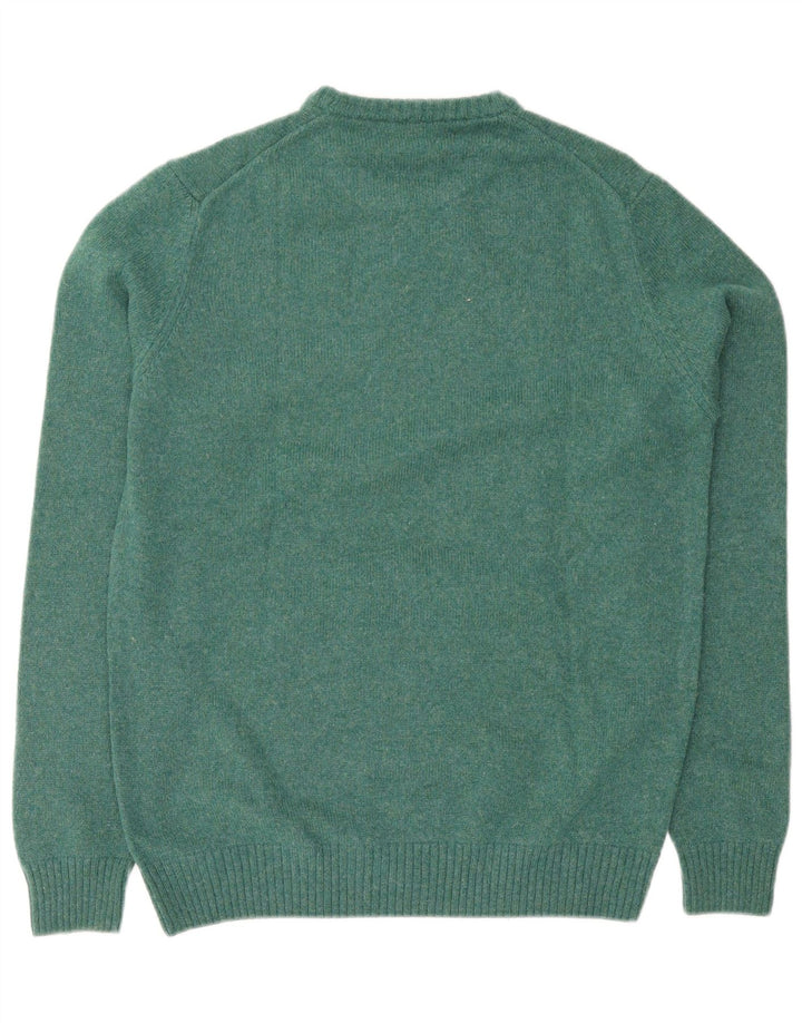 Trussardi Pull Col Ras Du Cou Laine Vert Moyen |