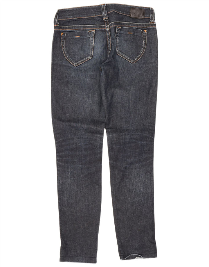 Guess Jean Slim Femme W27 L29 Bleu Marine Coton