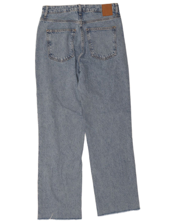 Zara Jean droit femme EU 38 Small W28 L29 coton bleu