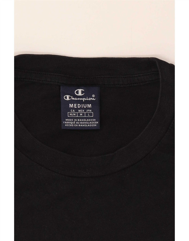 Champion T-Shirt Homme Noir Moyen