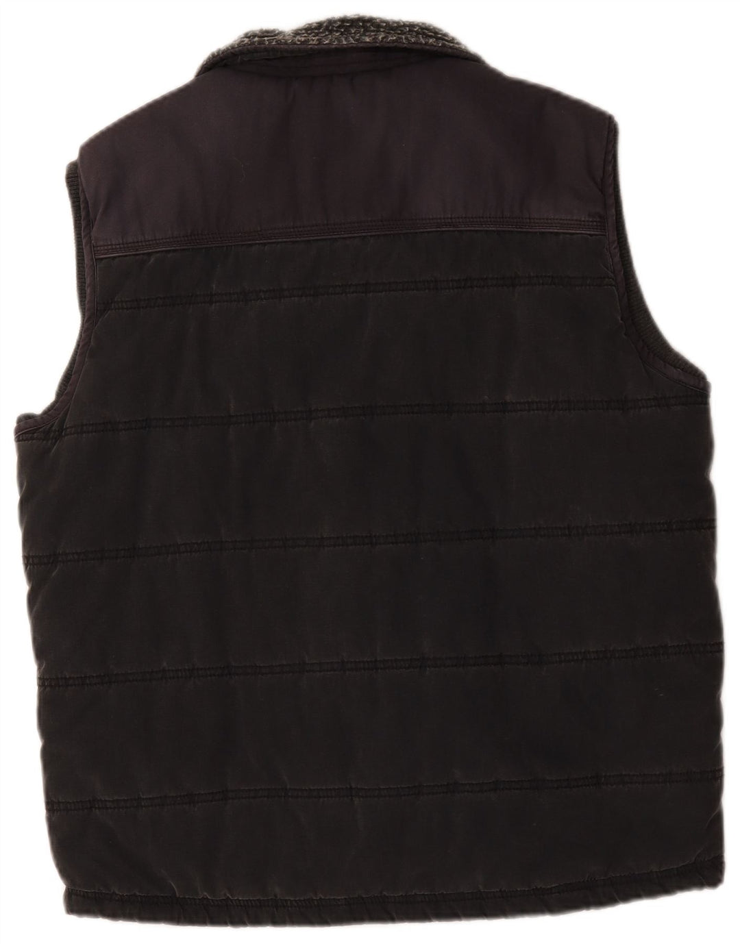 Fat Face Gilet rembourré pour homme UK 40 Large Gris Coton