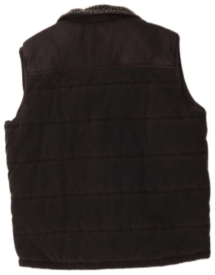 Fat Face Gilet rembourré pour homme UK 40 Large Gris Coton