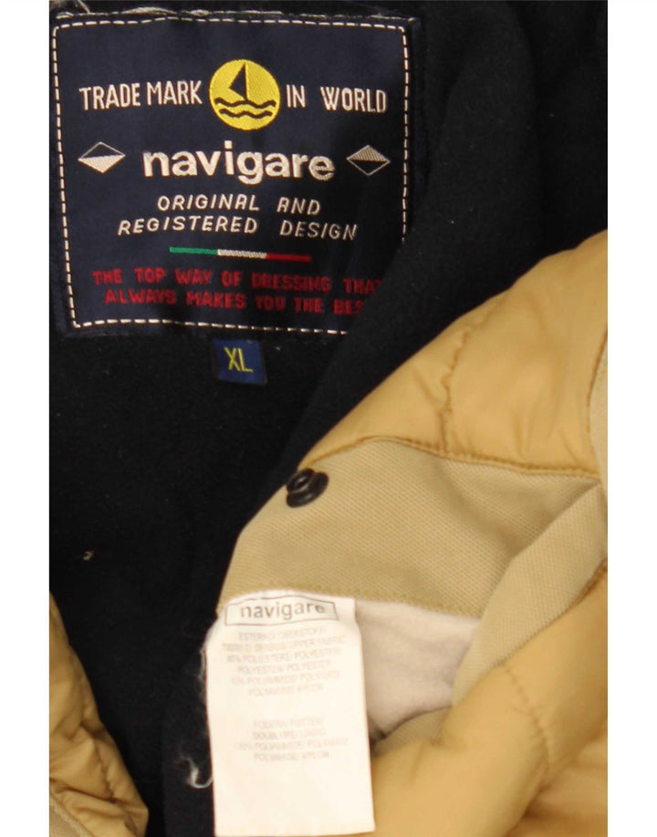 Navigare Veste coupe-vent pour homme UK 42 XL Beige Polyester