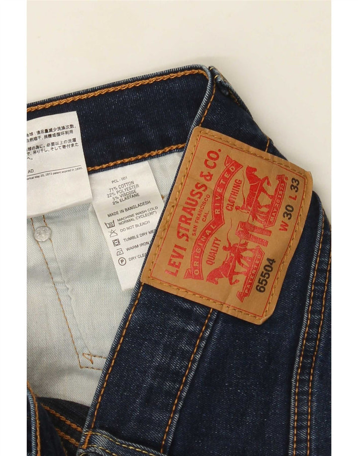Levi's Jean Slim Homme W30 L33 Bleu Marine Coton