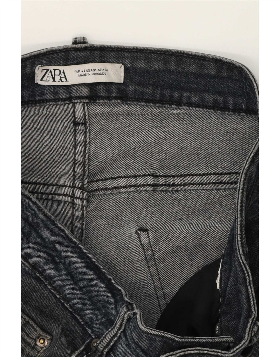 Zara Jean skinny pour homme EU 40 Medium W31 L30 Bleu