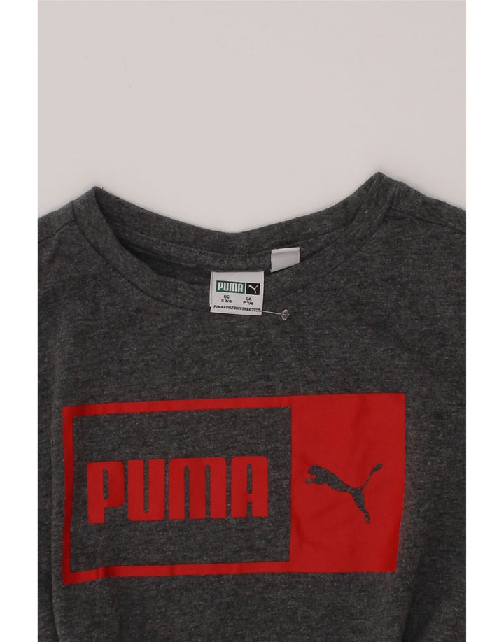 Puma T-shirt graphique pour garçon 7-8 ans Petit gris