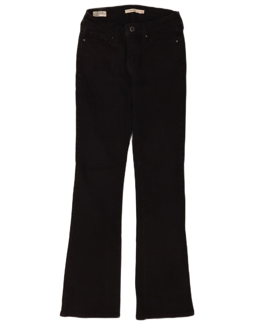 Levi's Jean 715 Bootcut Femme Noir W26 L32 Coton