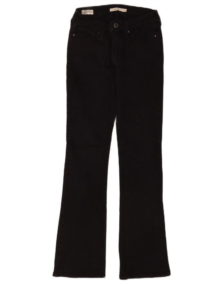 Levi's Jean 715 Bootcut Femme Noir W26 L32 Coton