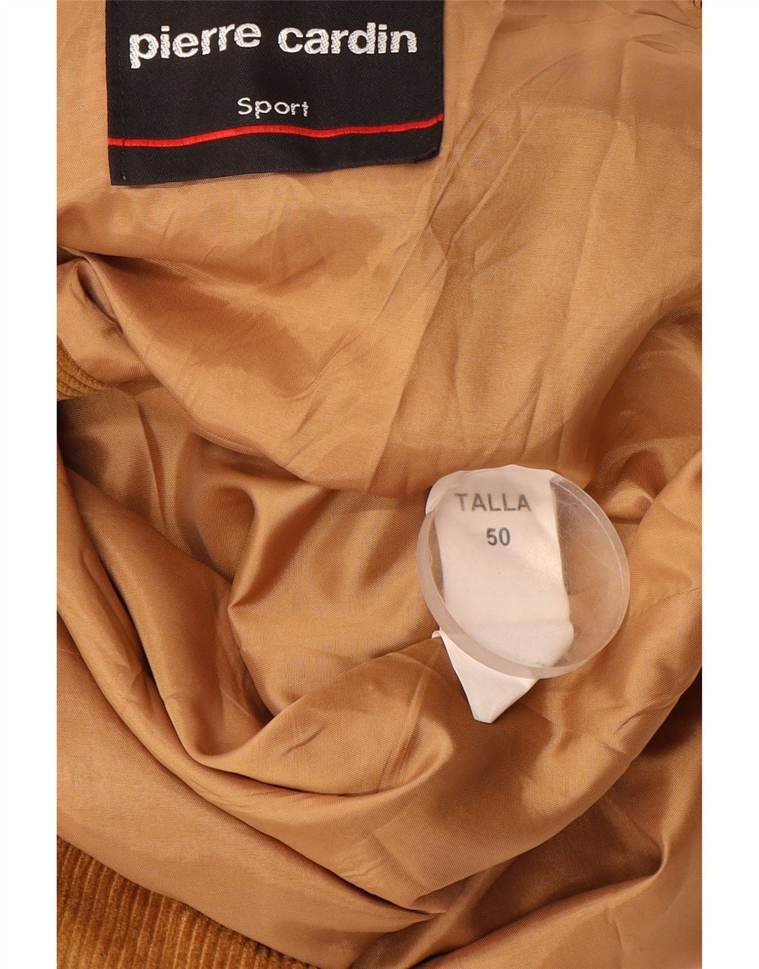 PIERRE CARDIN Veste blazer en velours côtelé à 3 boutons pour homme IT 50 Large Marron