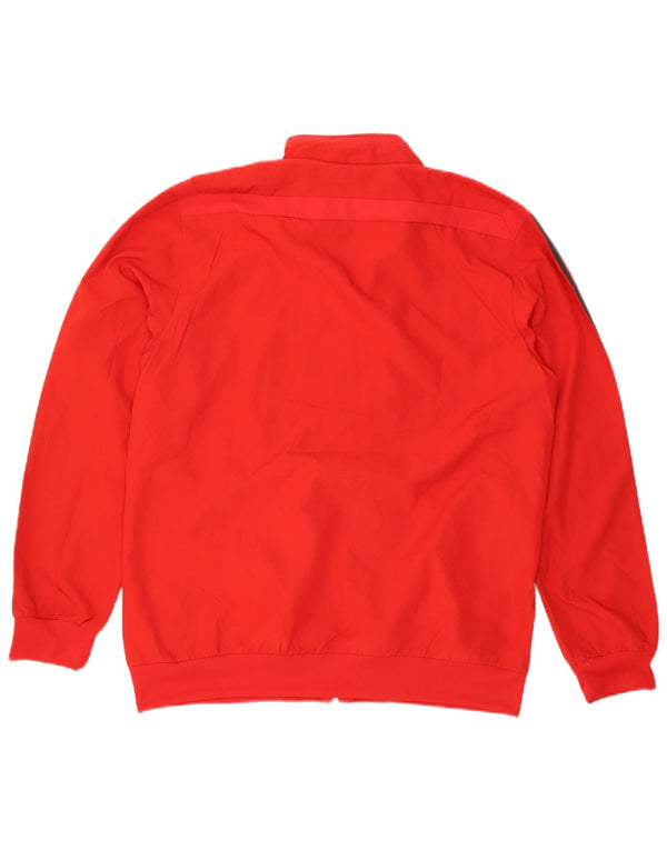 Adidas Veste de survêtement graphique Manchester United pour homme, grand rouge