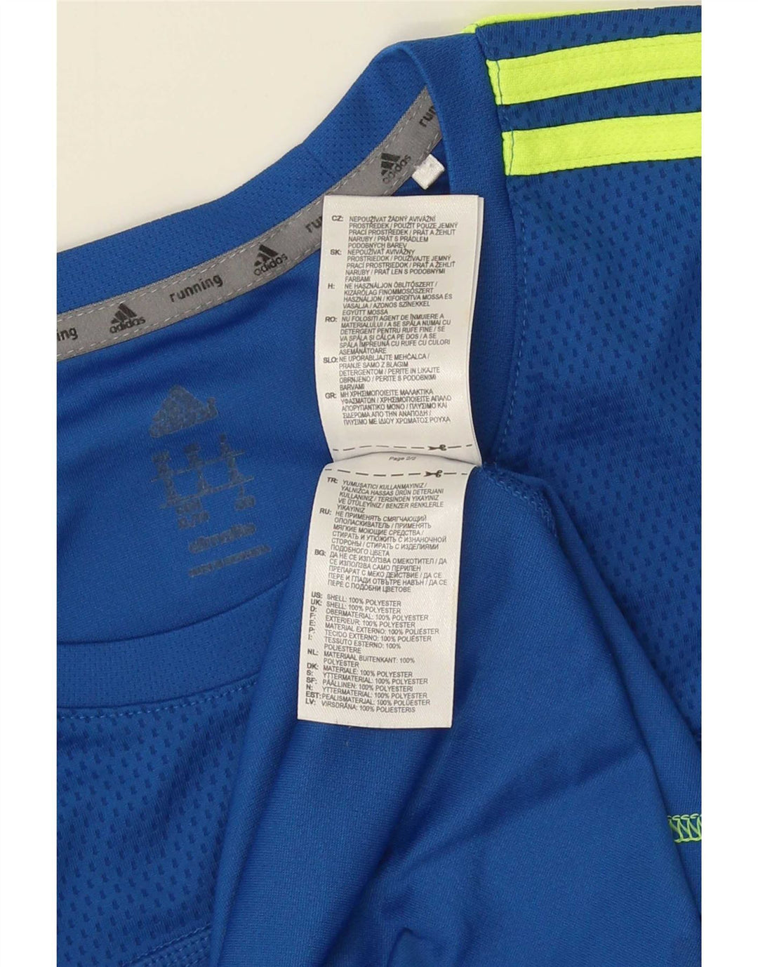 Adidas Haut Homme Manches Longues XL Bleu Polyester