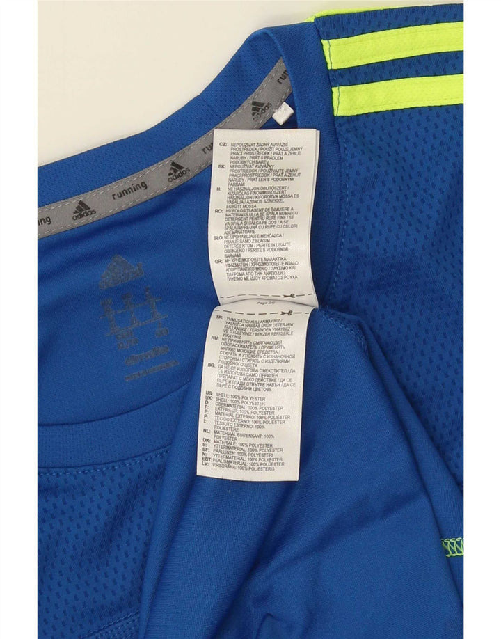 Adidas Haut Homme Manches Longues XL Bleu Polyester