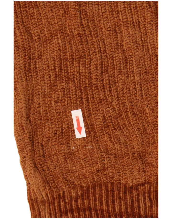 Zara Pull ras du cou pour homme, grand marron