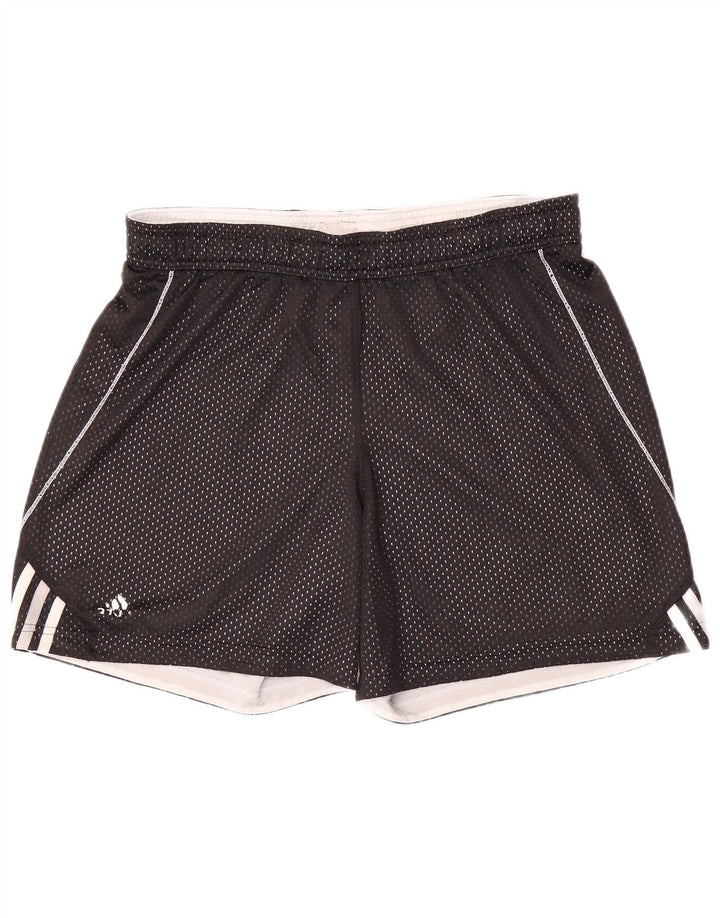 ADIDAS Short de sport pour femme UK 14 Polyester noir moyen