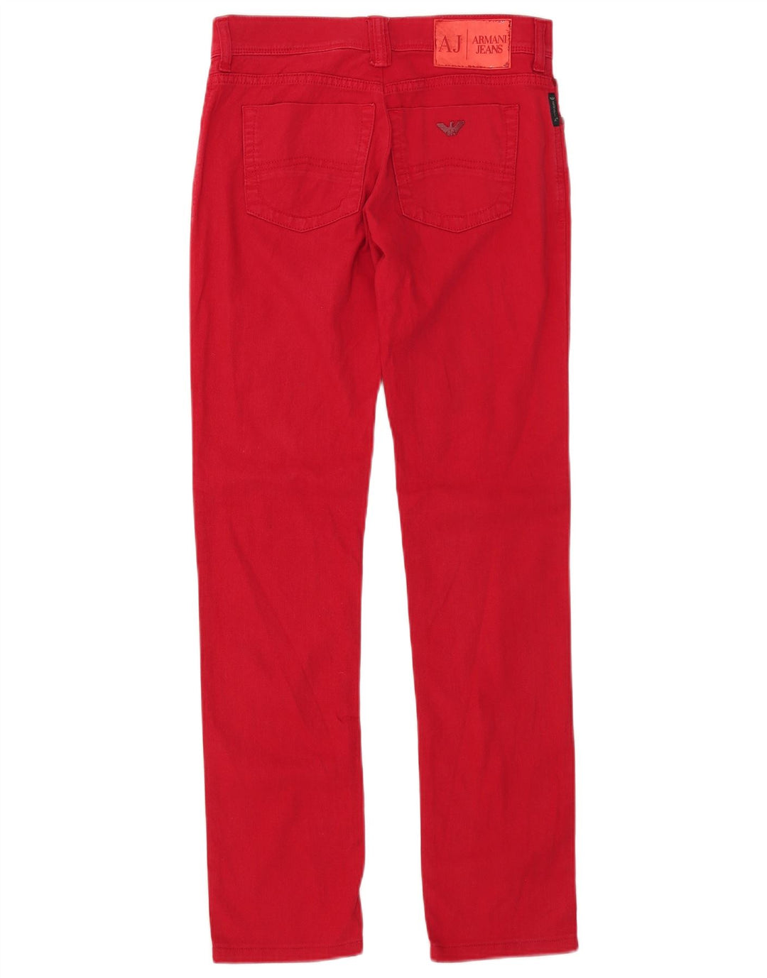ARMANI Jean Slim Femme W29 L30 Coton Rouge